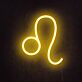 Löwe Sternzeichen Symbol LED-Neonschild Wohnzimmer Schlafzimmer