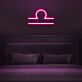 Waage Sternzeichen Symbol LED-Neonschild Wohnzimmer Bar