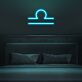 Waage Sternzeichen Symbol LED-Neonschild Wohnzimmer Bar