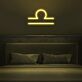 Waage Sternzeichen Symbol LED-Neonschild Wohnzimmer Bar
