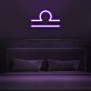 Waage Sternzeichen Symbol LED-Neonschild Wohnzimmer Bar