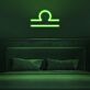 Waage Sternzeichen Symbol LED-Neonschild Wohnzimmer Bar