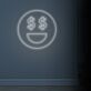 Smiley mit Dollarzeichen-Augen LED-Neonschild für Bar und Gaming