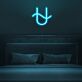 U-Symbol mit Wellenlinie LED-Neonschild