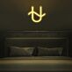 U-Symbol mit Wellenlinie LED-Neonschild