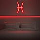 Fische Sternzeichen Symbol LED-Neonschild Wohnzimmer Schlafzimmer