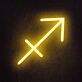 Schütze Sternzeichen Symbol LED-Neonschild Wohnzimmer Bar