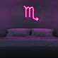 Skorpion Sternzeichen Symbol LED-Neonschild Wohnzimmer Bar
