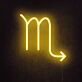 Skorpion Sternzeichen Symbol LED-Neonschild Wohnzimmer Bar