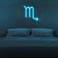 Skorpion Sternzeichen Symbol LED-Neonschild Wohnzimmer Bar