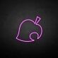 Animal-Crossing-Blatt als LED-Neonschild