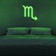 Skorpion Sternzeichen Symbol LED-Neonschild Wohnzimmer Bar