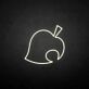 Animal-Crossing-Blatt als LED-Neonschild