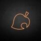 Animal-Crossing-Blatt als LED-Neonschild