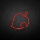 Animal-Crossing-Blatt als LED-Neonschild