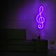 Violinschlüssel LED-Neonschild Musikstudio Wohnzimmer