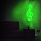 Violinschlüssel LED-Neonschild Musikstudio Wohnzimmer