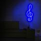 Violinschlüssel LED-Neonschild Musikstudio Wohnzimmer