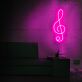 Violinschlüssel LED-Neonschild Musikstudio Wohnzimmer