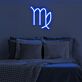 Jungfrau Sternzeichen Symbol LED-Neonschild Wohnzimmer Schlafzimmer