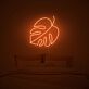 Monstera Blatt LED-Neonschild Schlafzimmer Wohnzimmer