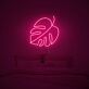 Monstera Blatt LED-Neonschild Schlafzimmer Wohnzimmer