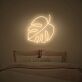 Monstera Blatt LED-Neonschild Schlafzimmer Wohnzimmer