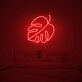 Monstera Blatt LED-Neonschild Schlafzimmer Wohnzimmer