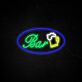 Bierglas mit Schaum LED Neonschild für Bar und Pub
