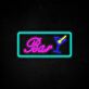 Cocktailglas LED Neonschild für Bar und Club