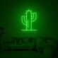 Kaktus LED-Neonschild für Wohnzimmer und Bar