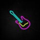 E-Gitarre LED-Neonschild für Musikstudio und Bar