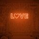 LOVE LED-Neonschild Hochzeit Fotohintergrund