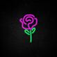 Rosenblume LED-Neonschild Wohnzimmer Schlafzimmer