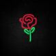 Rosenblume LED-Neonschild Wohnzimmer Schlafzimmer
