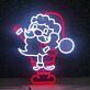 Weihnachtsmann LED-Neonschild für Weihnachten Wohnzimmer