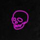 Totenkopf LED-Neonschild für Bar Club