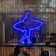 Surfer mit Surfbrett LED-Neonschild Wohnzimmer Bar