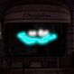geschlossene Augen mit Wellenlinie LED-Neonschild Wohnzimmer Schlafzimmer