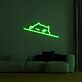 schlafende Katze LED-Neonschild Wohnzimmer Schlafzimmer
