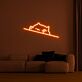 schlafende Katze LED-Neonschild Wohnzimmer Schlafzimmer