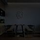 Monstera Blatt LED-Neonschild Wohnzimmer Esszimmer