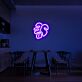 Monstera Blatt LED-Neonschild Wohnzimmer Esszimmer
