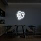 Monstera Blatt LED-Neonschild Wohnzimmer Esszimmer