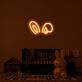 Hasenohren LED-Neonschild Kinderzimmer