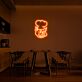 Schweinekoch LED-Neonschild für Restaurant Küche