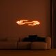 zwei Hände LED-Neonschild Wohnzimmer Studio