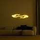 zwei Hände LED-Neonschild Wohnzimmer Studio