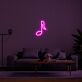 Musiknote LED-Neonschild für Wohnzimmer und Musikstudio