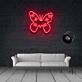Schmetterling LED-Neonschild Wohnzimmer Schlafzimmer